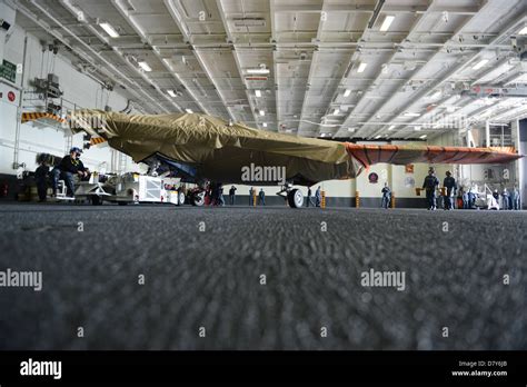 USS George H.W. Bush Hangar Bay