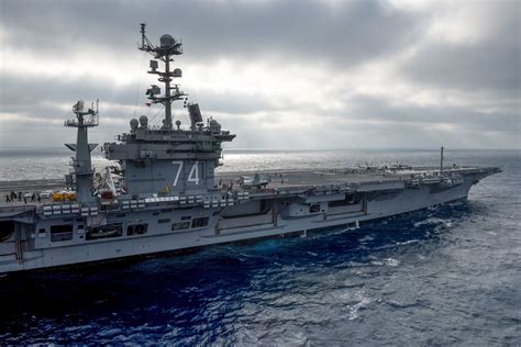 USS John C. Stennis flight deck