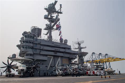 USS John Stennis providing humanitarian aid