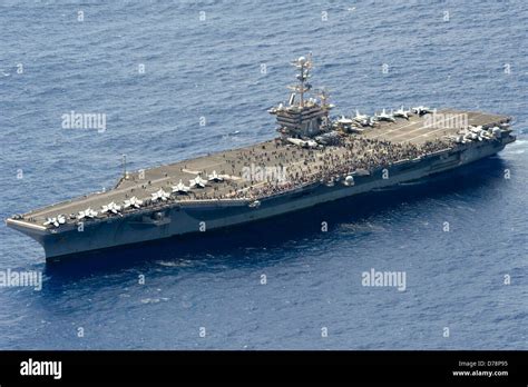 USS John Stennis operating in the Pacific Ocean