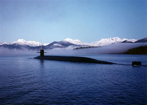 USS Kentucky Submarine Surface Image