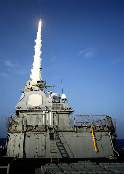 USS Lake Erie Missile Launch