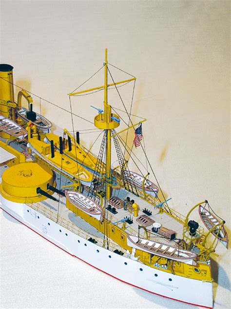 USS Maine model