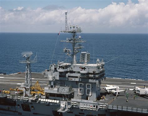 USS Nimitz CVN-68 Aircraft Carrier Control Tower