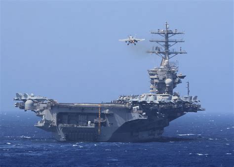 USS Nimitz jet