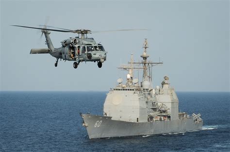 USS Normandy (CG-60) gunfire operations