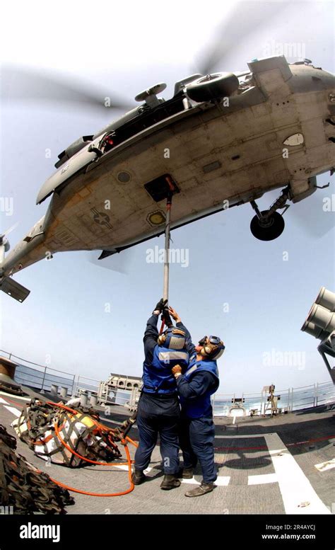 USS Normandy (CG-60) helicopter operations