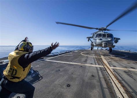 USS Normandy Helicopter