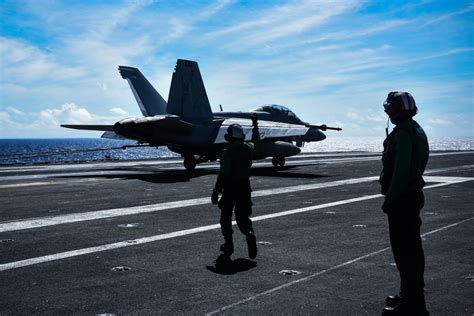 Flight deck of USS Ronald Reagan