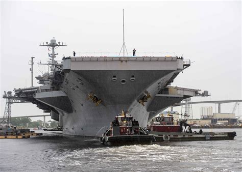 USS Truman Shipyard