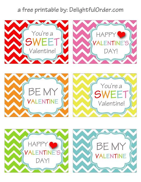 Valentine printables templates