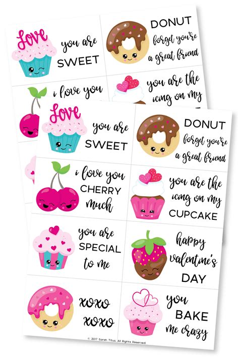 Valentine's Day Printable Cards for Friends