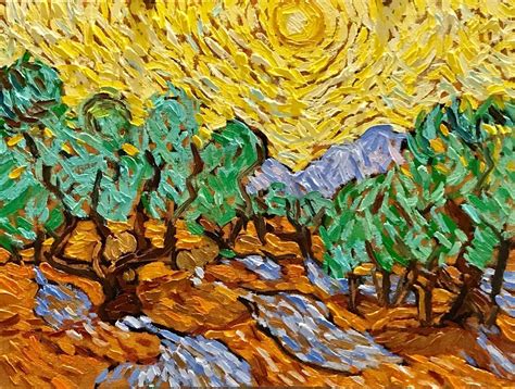 Van Gogh's painting process