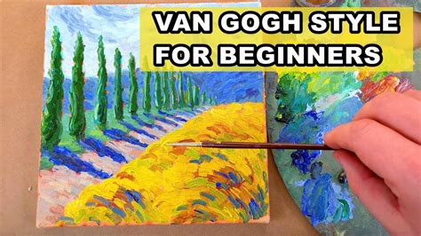 Van Gogh's painting techniques