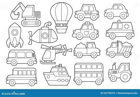 Vehicles Coloring Pages