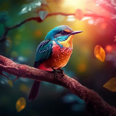 Vibrant bird