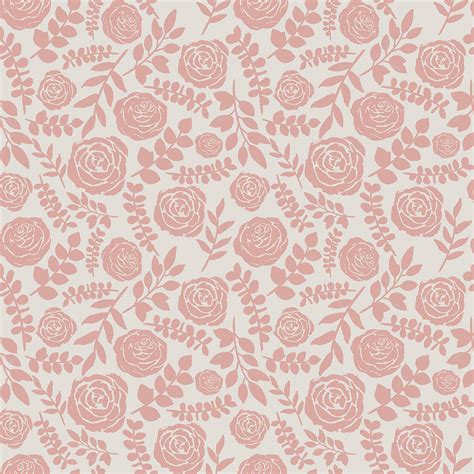 Vibrant Blush Floral Pattern