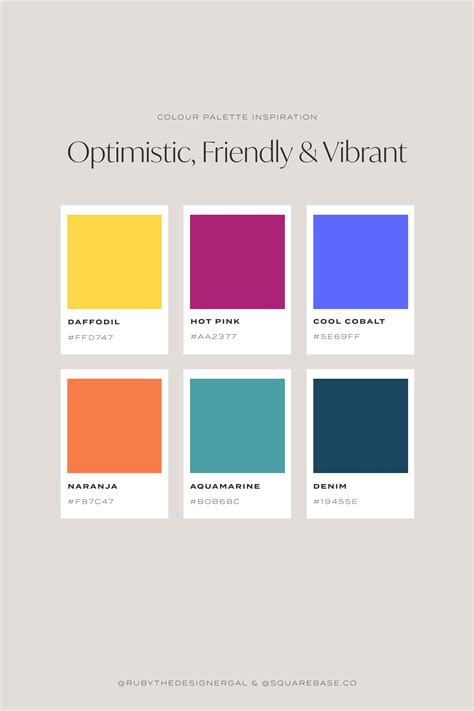 Vibrant color palette 3