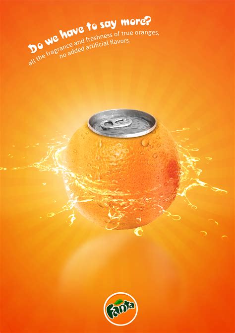 Vibrant Green Orange Advertising Design