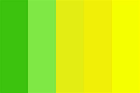 Vibrant Green Yellow Color Palettes Gallery 2