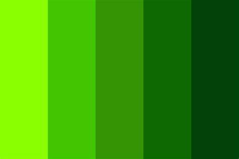 Vibrant Green Yellow Color Palettes Gallery 4