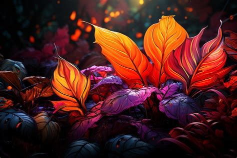 Vibrant leaf