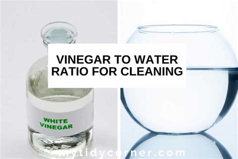 Vinegar and water