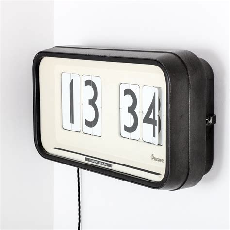 Vintage flip clocks