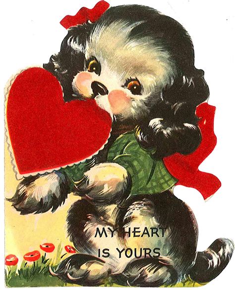 Vintage Valentine Card Printable Free