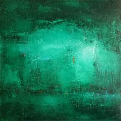 A Painting Featuring Viridian Green