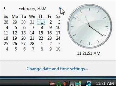 Vista Calendar Interface