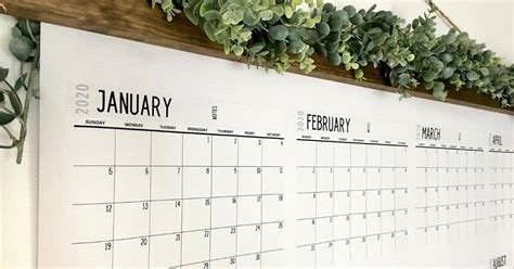 Wall Calendars for Enhanced Communication