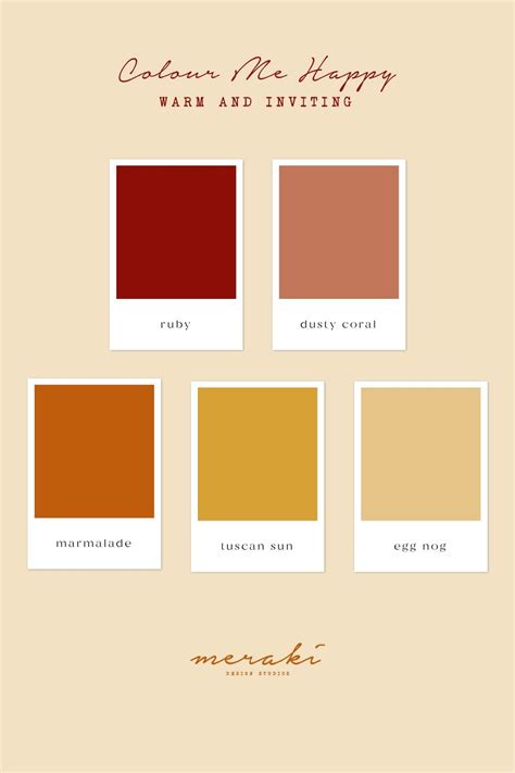 Warm and Inviting Color Palette