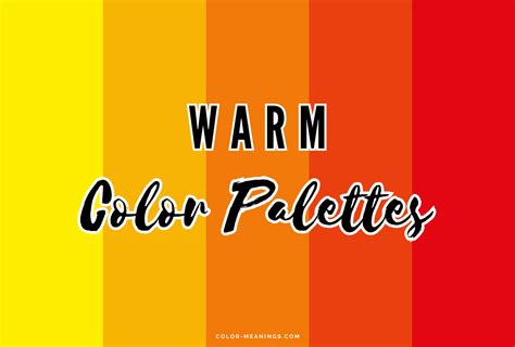 Warm Color Palettes