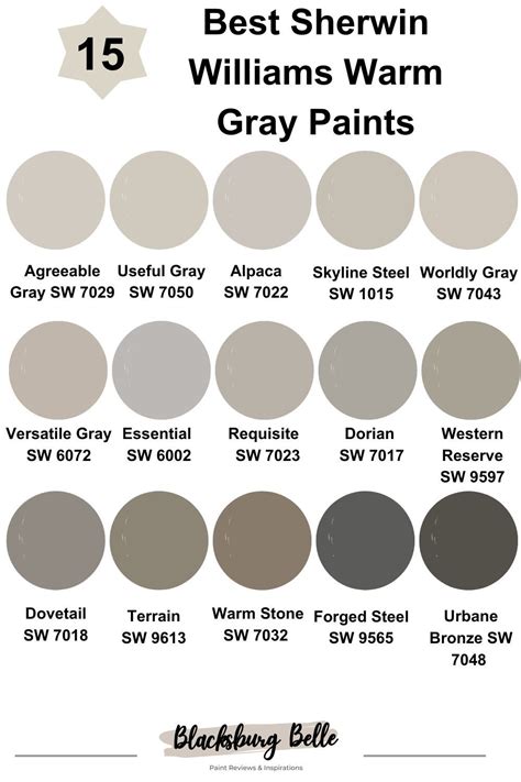 Warm Gray Color Palette