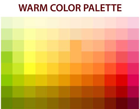 Warm Color Palette 2