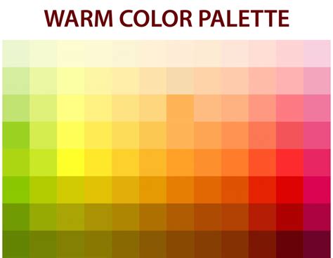 Warm Color Palette 3