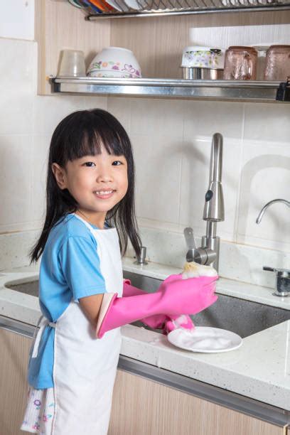 Washing dishes