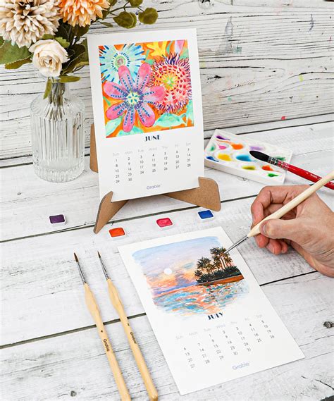 Watercolor Calendar