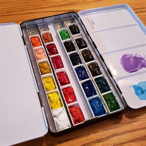 Watercolor Palette Box for Studio Artists