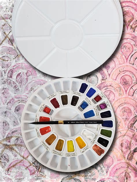 Watercolor palette lid