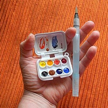 Watercolor palette portability