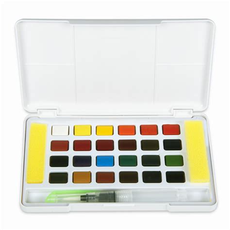 Watercolor pan size