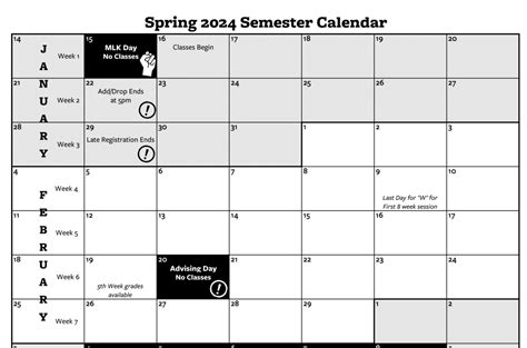 WCU Academic Calendar Image 10