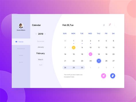 Web-Based Calendar