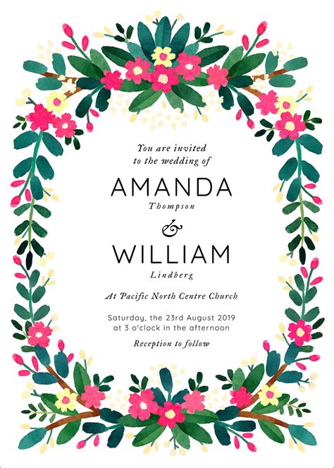 Wedding Card Templates