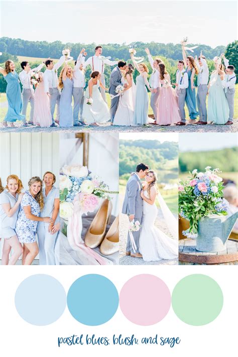 Wedding color palette inspired by art and culture