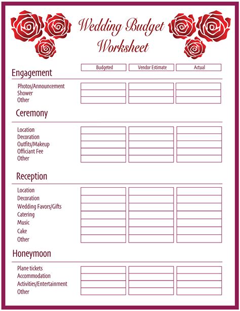 Wedding Planner Templates