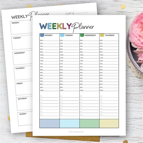 Weekly Planner Calendar