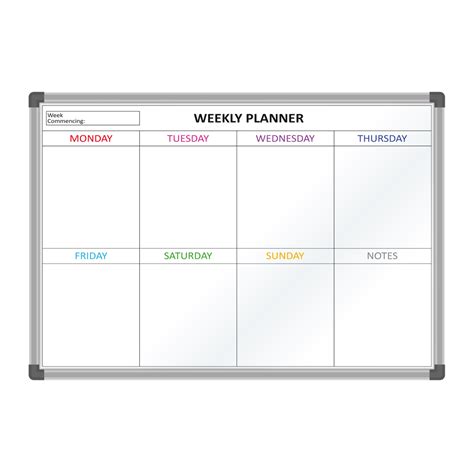 Weekly Planner Whiteboard